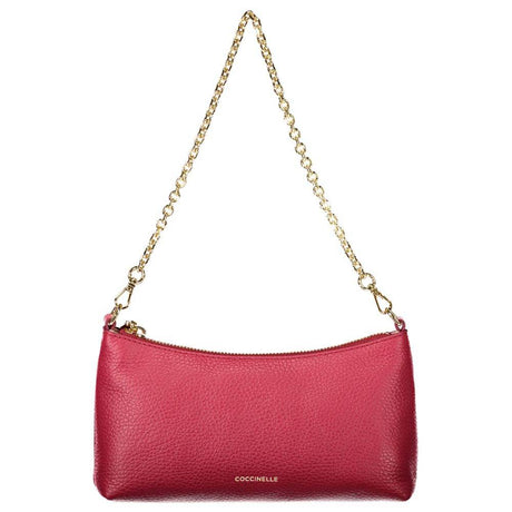 Coccinelle Red Leather Women Handbag - Hilstor