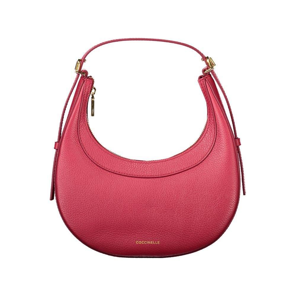 Coccinelle Red Leather Women Handbag - Hilstor