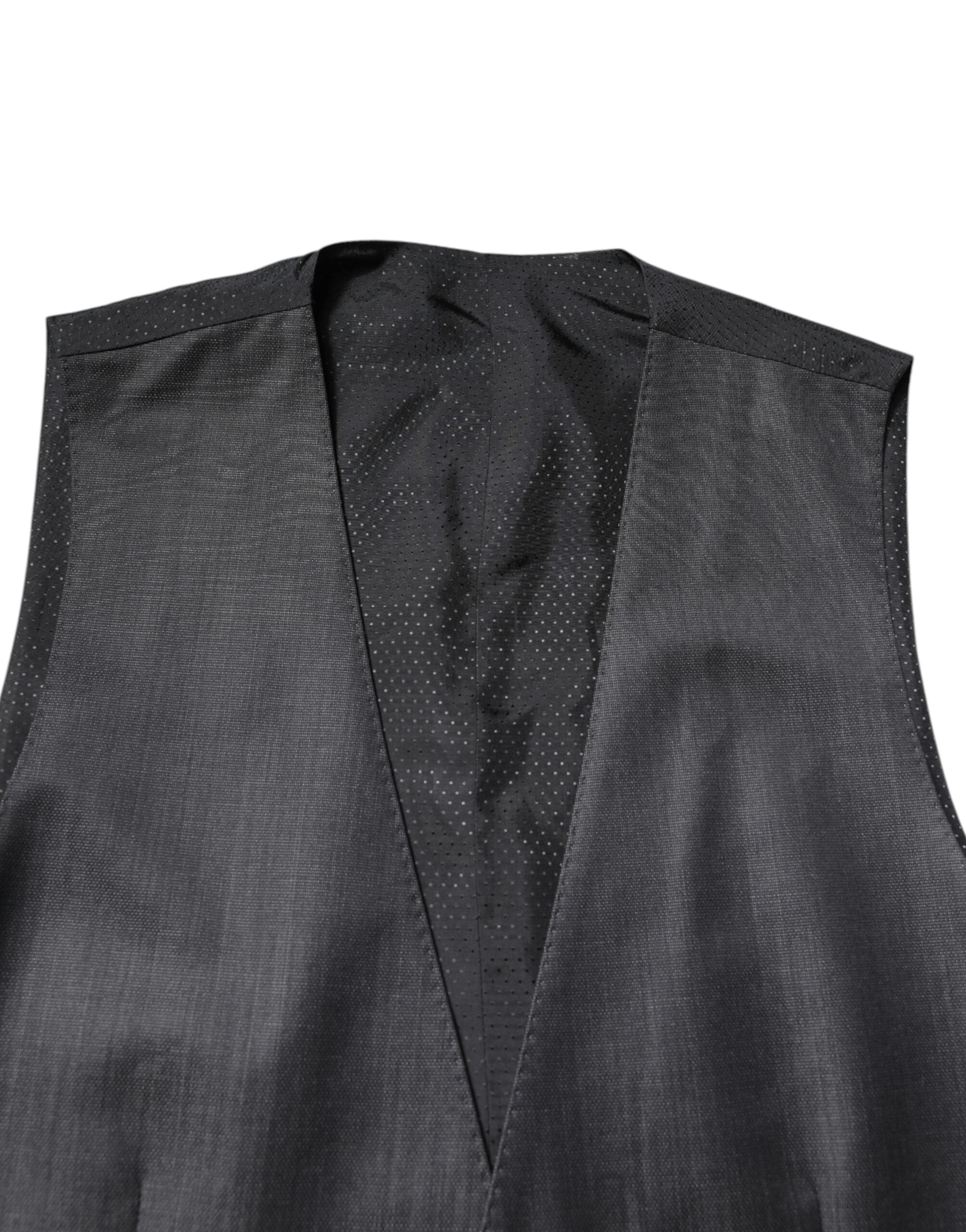 Dolce &amp; Gabbana sort uld vest kjole formel vest