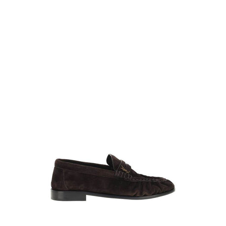 Saint Laurent Suade Loafers - Hilstor