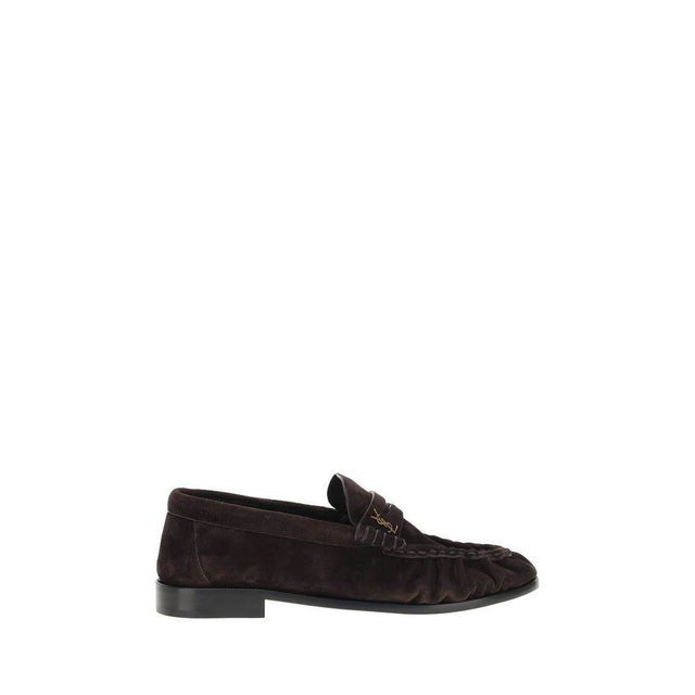 Saint Laurent Suade Loafers - Hilstor