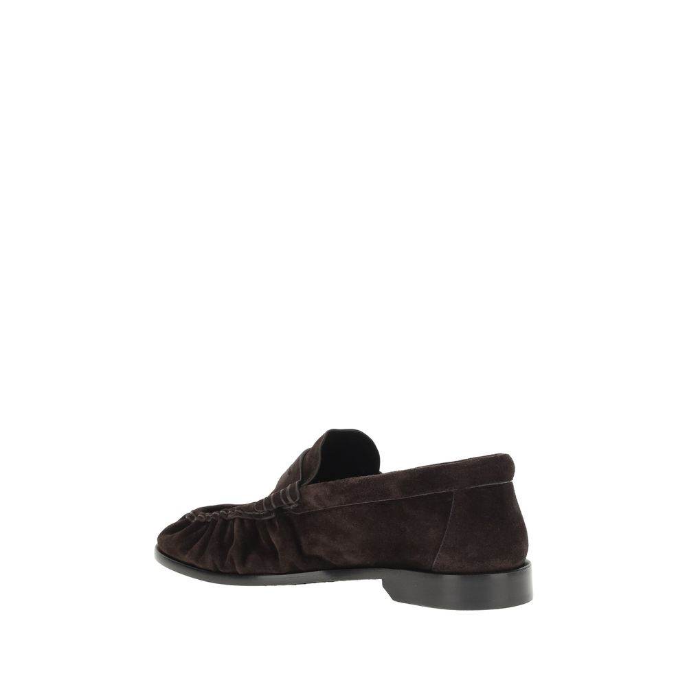 Saint Laurent Suade Loafers - Hilstor