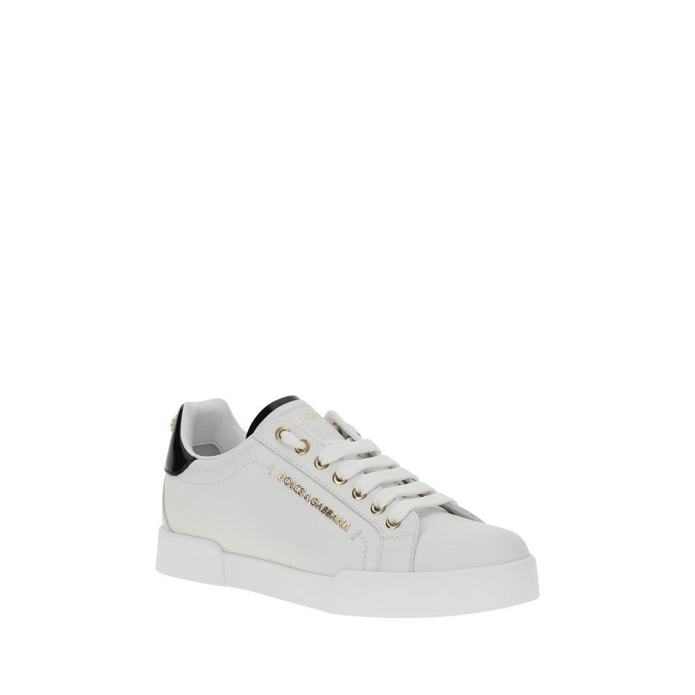 Dolce & Gabbana Leather Sneakers - Hilstor