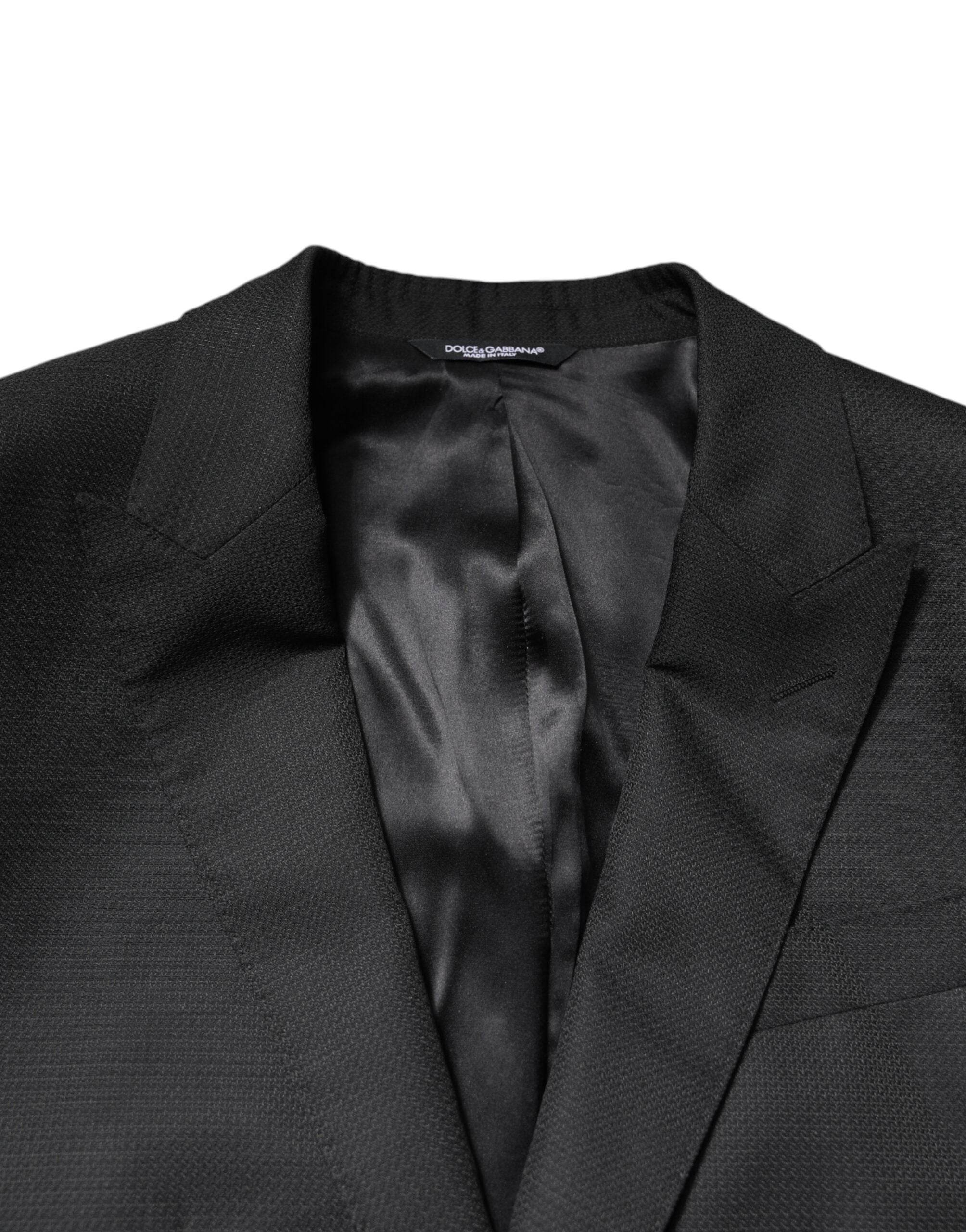 Dolce & Gabbana Black Single Breasted Formal 2 Piece Suit - Hilstor