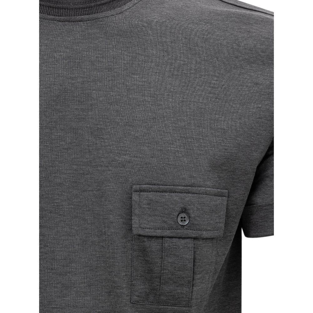Corneliani Gray Cotton Clothing - Hilstor