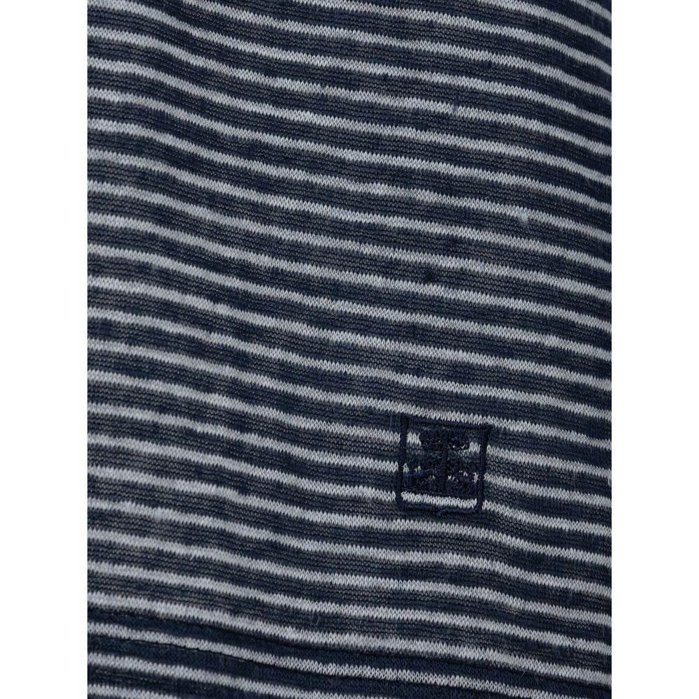 Corneliani Blue Linen Clothing - Hilstor
