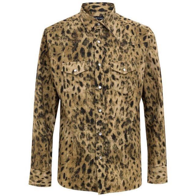 Tom Ford Beige Cotton Shirt - Hilstor