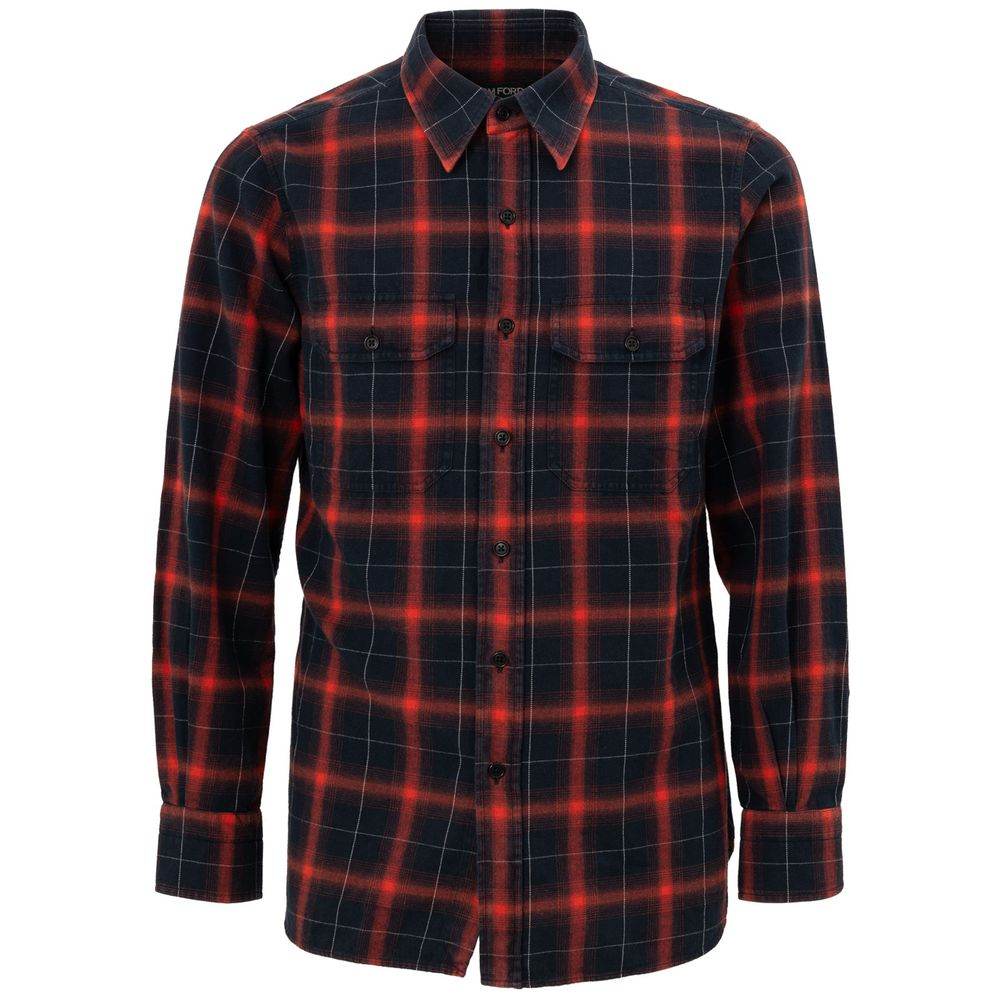 Tom Ford Bicolor Linen Shirt - Hilstor