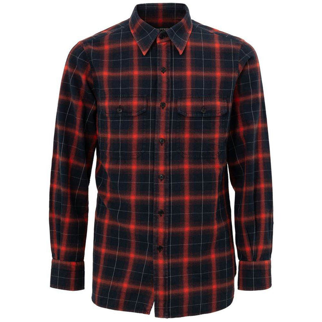 Tom Ford Bicolor Linen Shirt - Hilstor