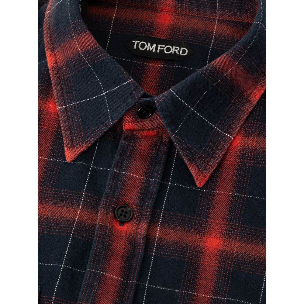 Tom Ford Bicolor Linen Shirt - Hilstor
