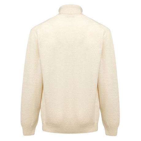 Cruciani White Cashmere Turtleneck - Hilstor
