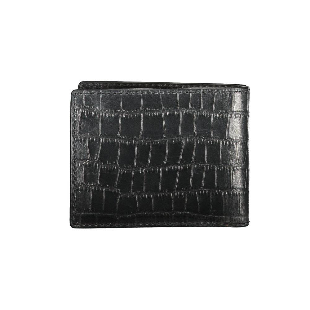 Tommy Hilfiger Black Leather Wallet - Hilstor