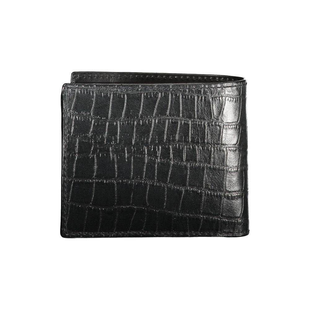 Tommy Hilfiger Black Leather Wallet - Hilstor