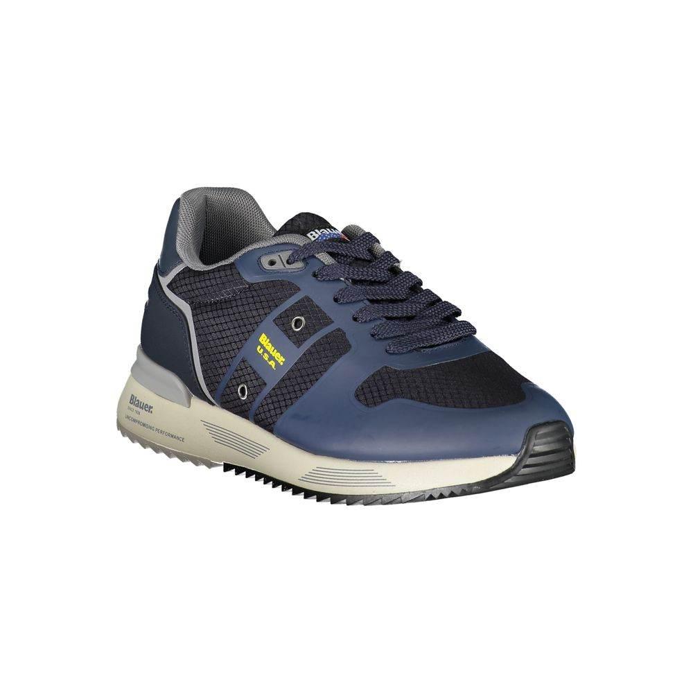 Blauer Dapper Blue Sneakers with Contrast Detailing - Hilstor
