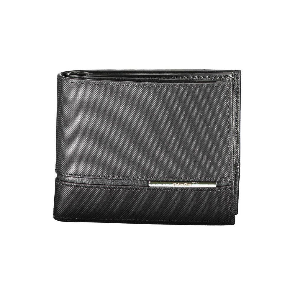 Calvin Klein Black Leather Men Wallet - Hilstor