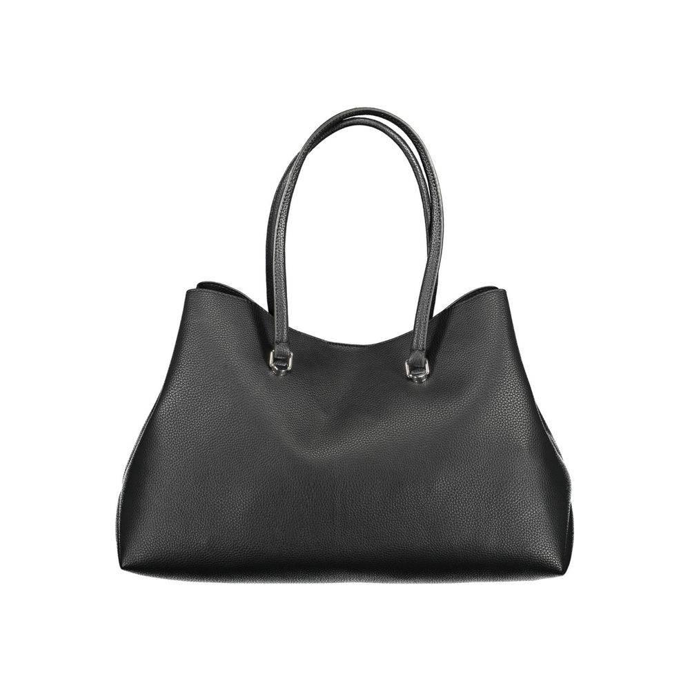 Tommy Hilfiger Black Polyester Women Handbag - Hilstor