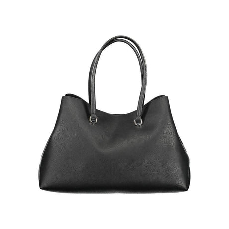 Tommy Hilfiger Black Polyester Women Handbag - Hilstor
