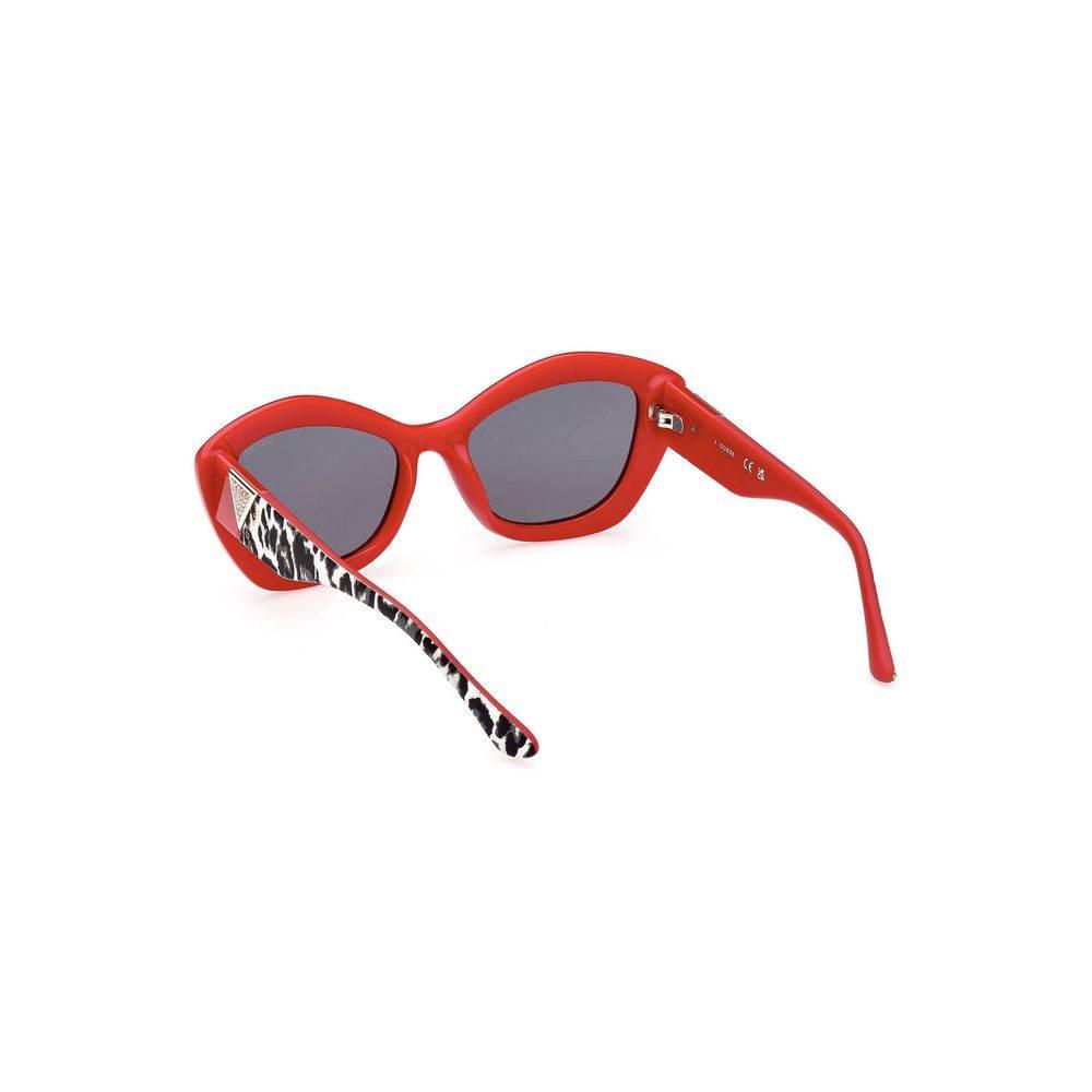 Guess Jeans Red Injected Women Sunglass - Hilstor