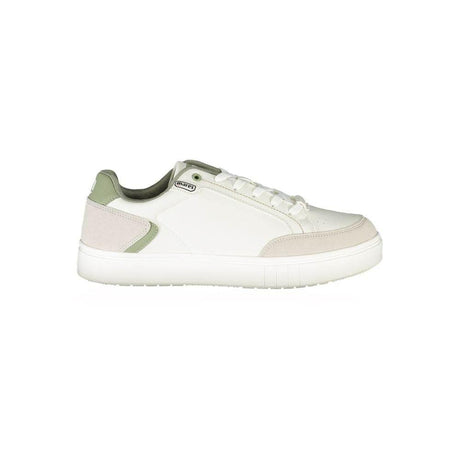 Mares White Polyester Sneaker - Hilstor