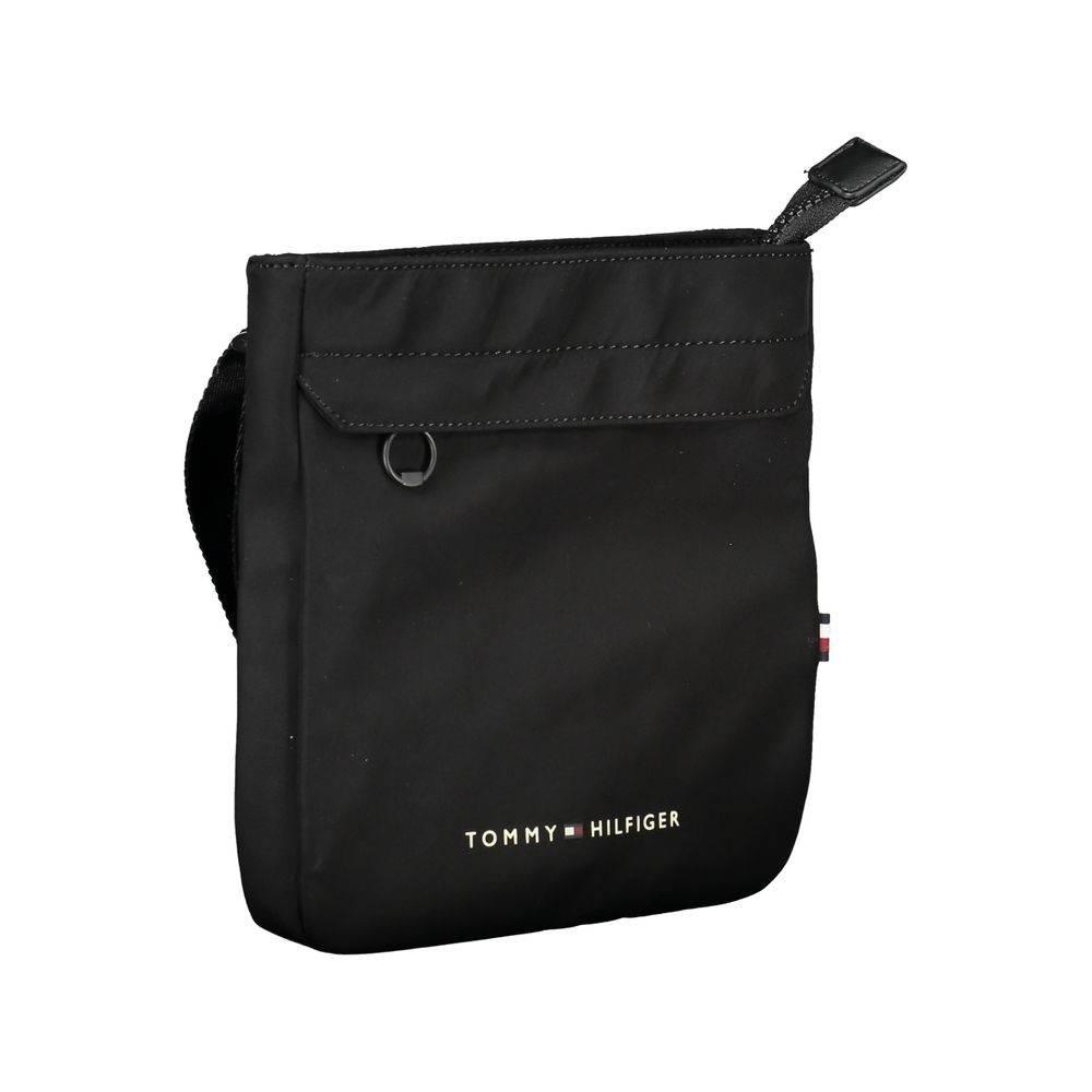 Tommy Hilfiger Black Polyester Men Shoulder Bag - Hilstor