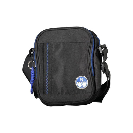 North Sails Black Polyester Men Shoulder Bag - Hilstor