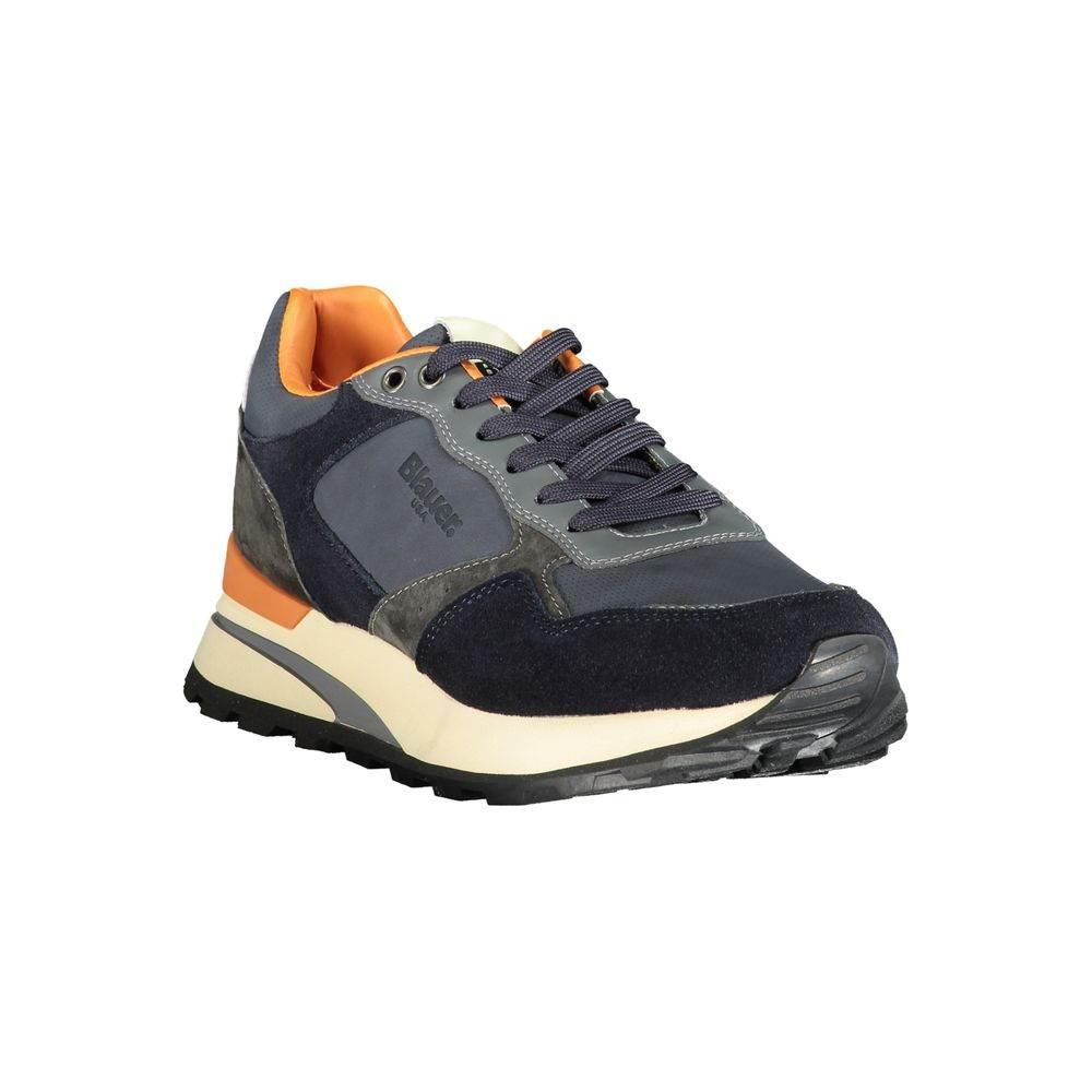 Blauer Blue Polyethylene Men Sneaker - Hilstor