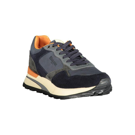 Blauer Blue Polyethylene Men Sneaker - Hilstor