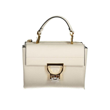 Coccinelle White Leather Handbag - Hilstor