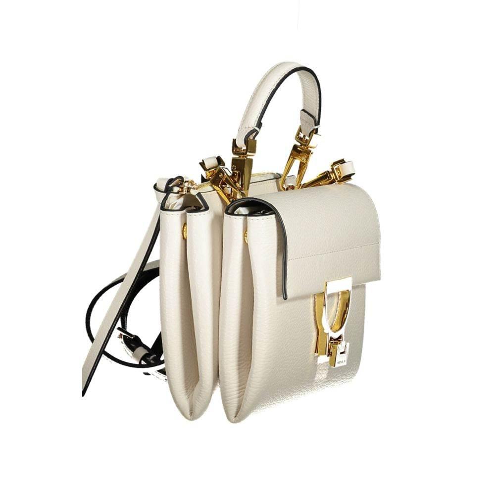 Coccinelle White Leather Handbag - Hilstor