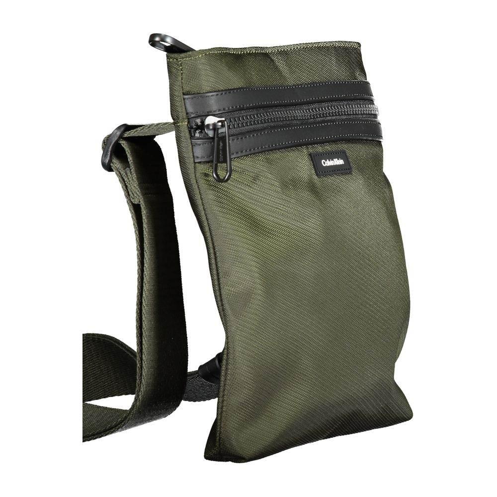 Calvin Klein Green Polyester Shoulder Bag - Hilstor