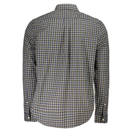 Timberland Blue Cotton Shirt - Hilstor