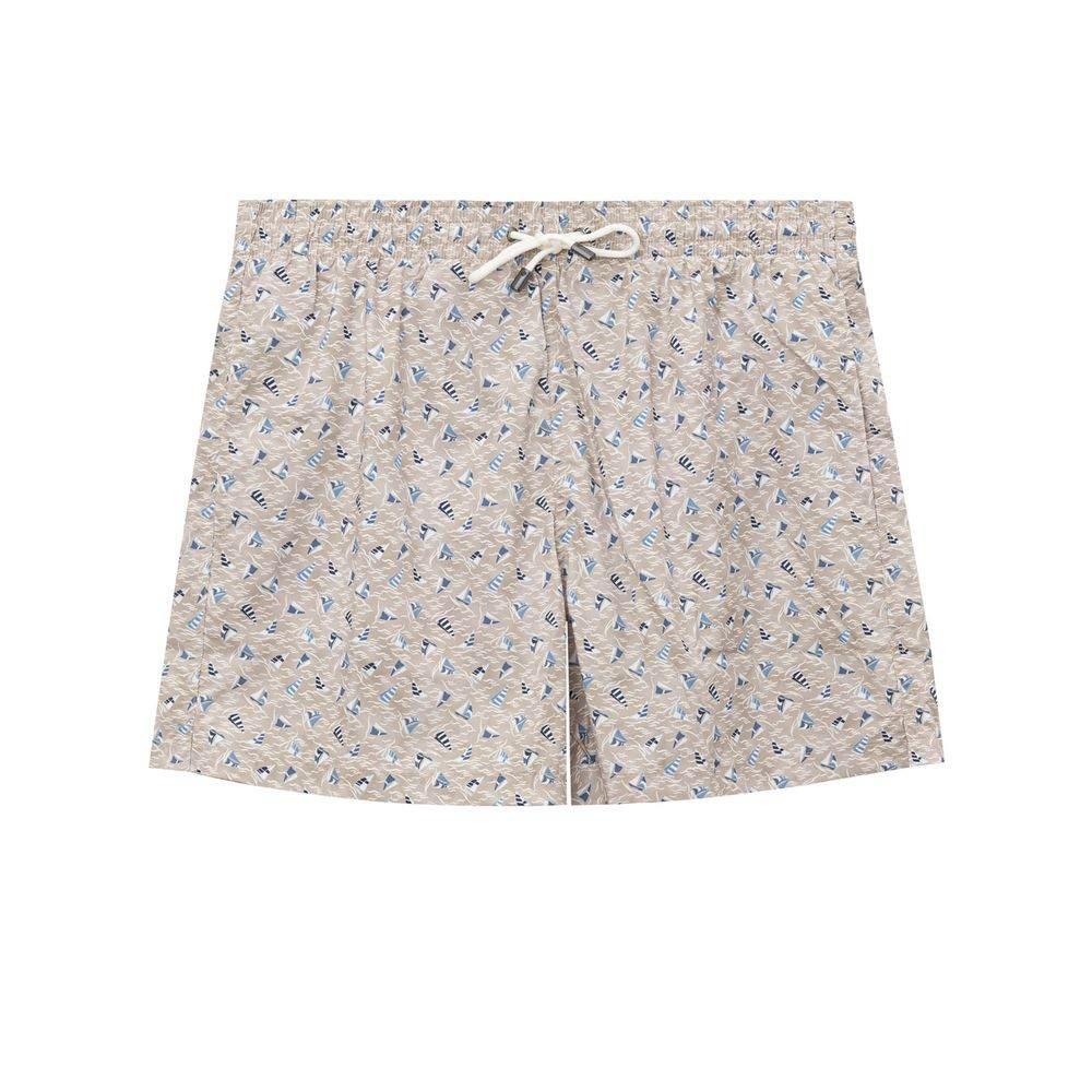 Canali Beige Polyester Swimwear - Hilstor