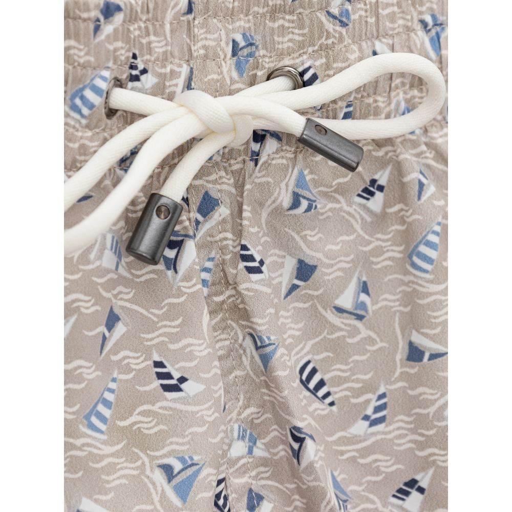 Canali Beige Polyester Swimwear - Hilstor
