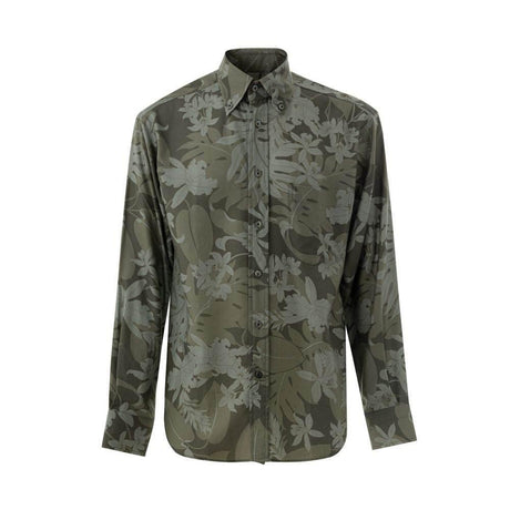 Tom Ford Green Lyocell Shirt - Hilstor