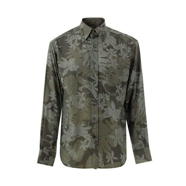 Tom Ford Green Lyocell Shirt - Hilstor