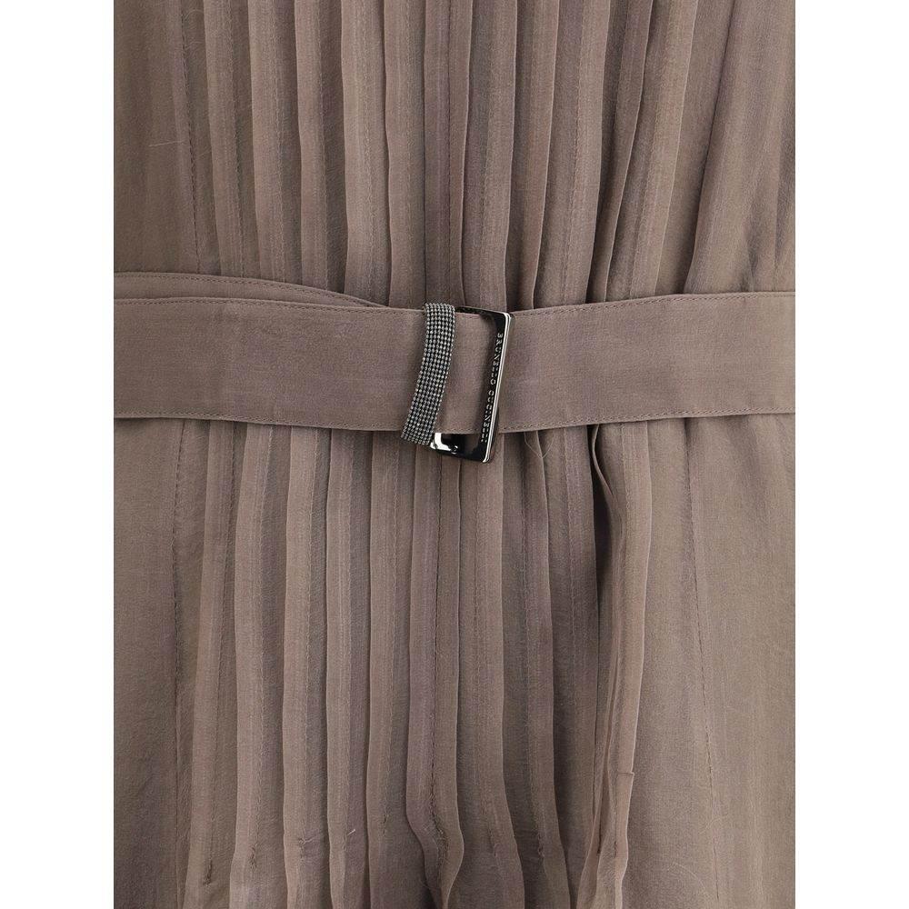 Brunello Cucinelli Silk Long Dress - Hilstor