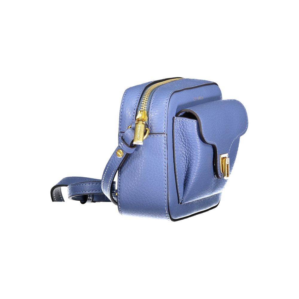 Coccinelle Light Blue Leather Women Handbag - Hilstor
