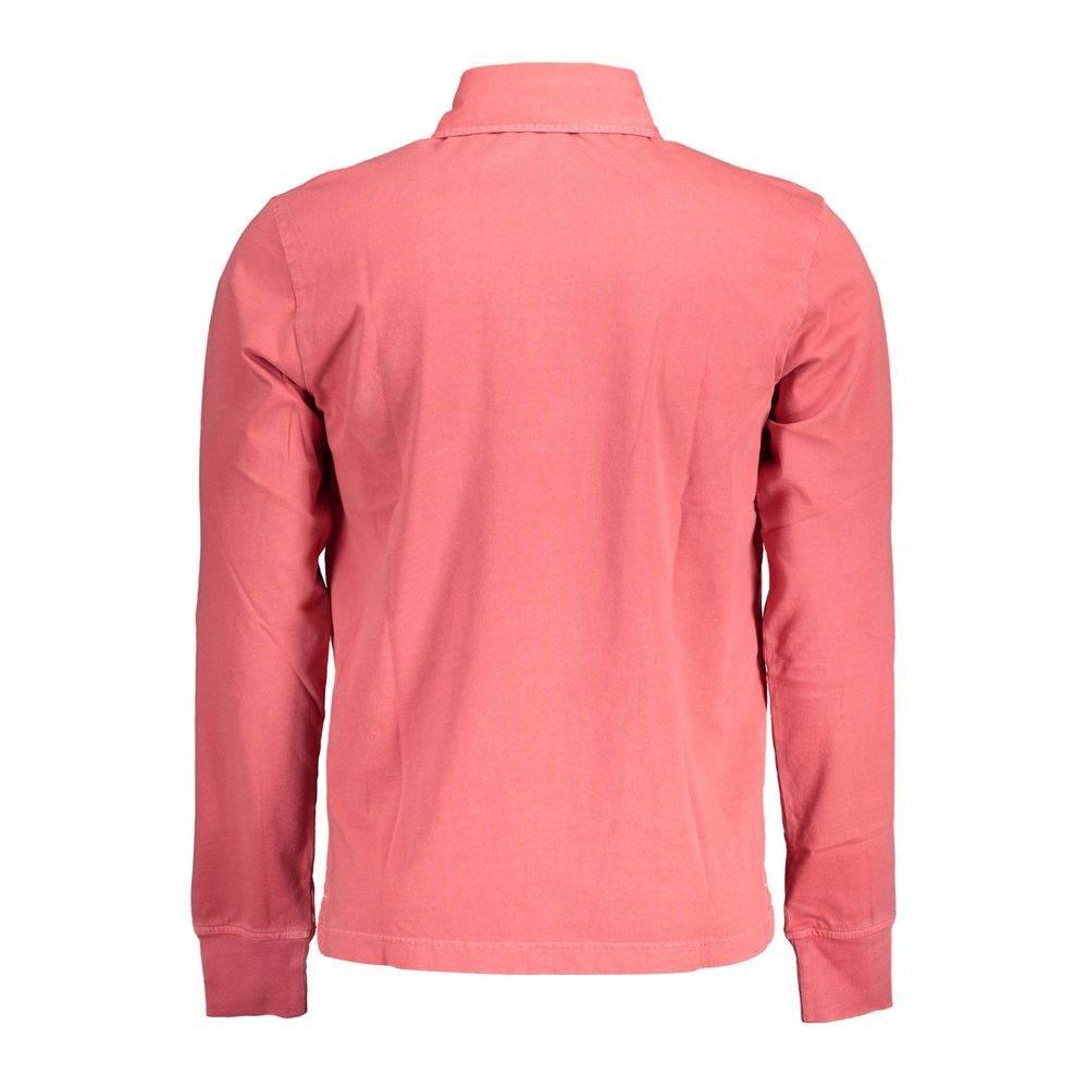 Gant Red Cotton Men Polo Shirt - Hilstor