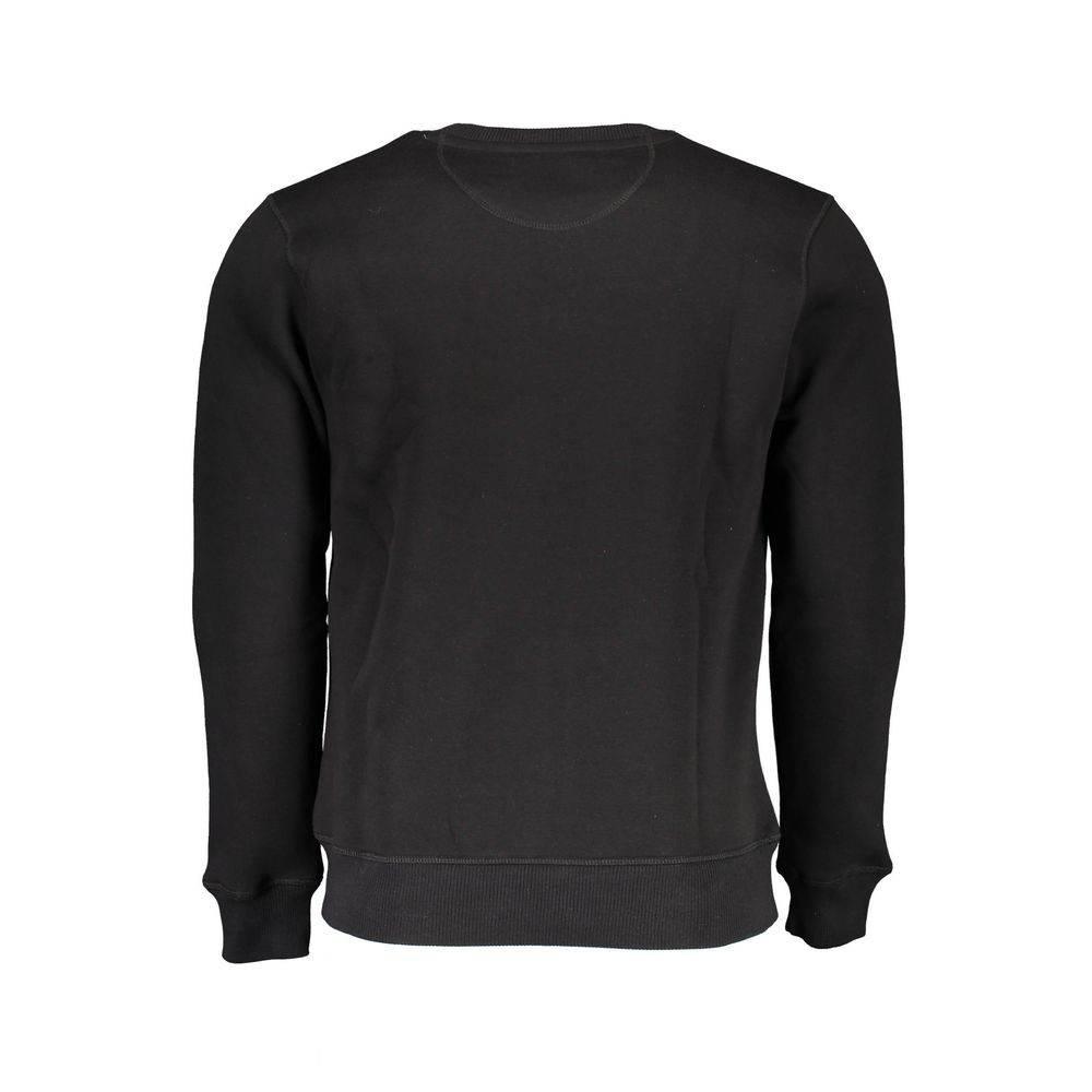 North Sails Black Cotton Men Sweater - Hilstor