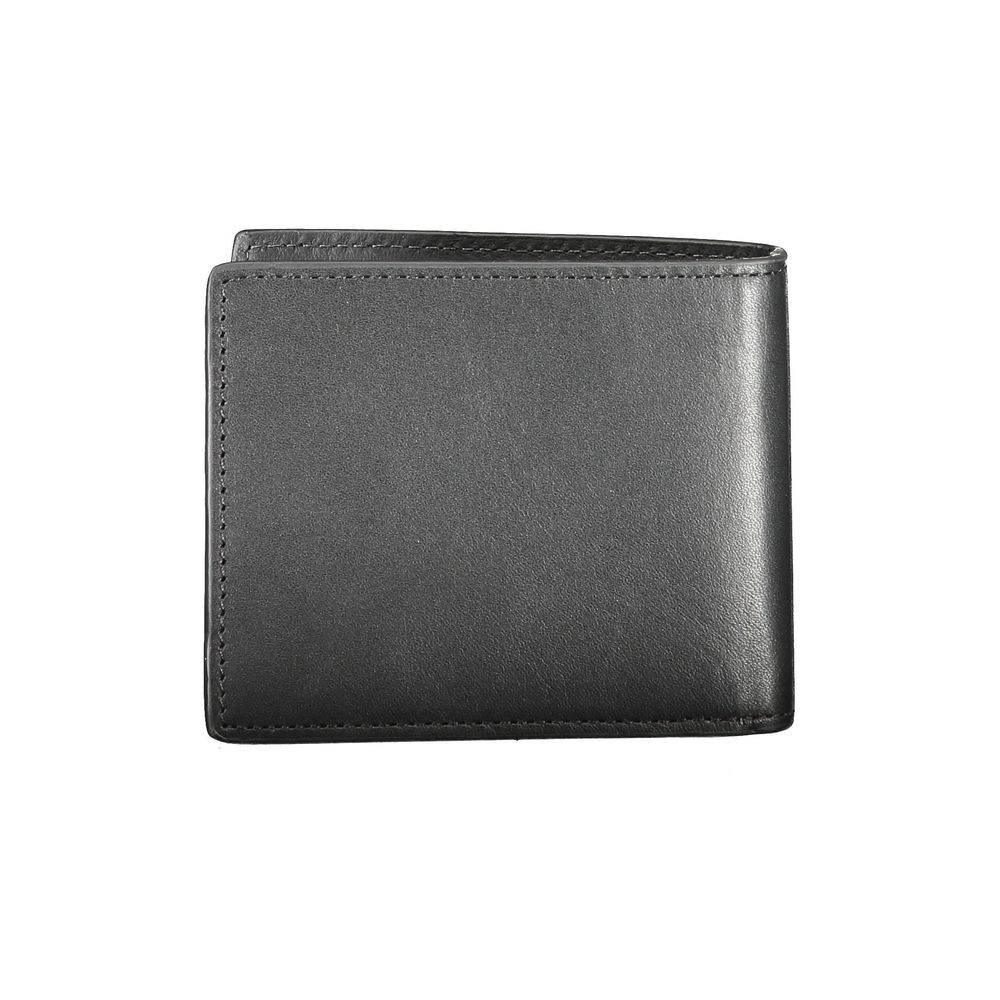 Tommy Hilfiger Black Leather Men Wallet - Hilstor