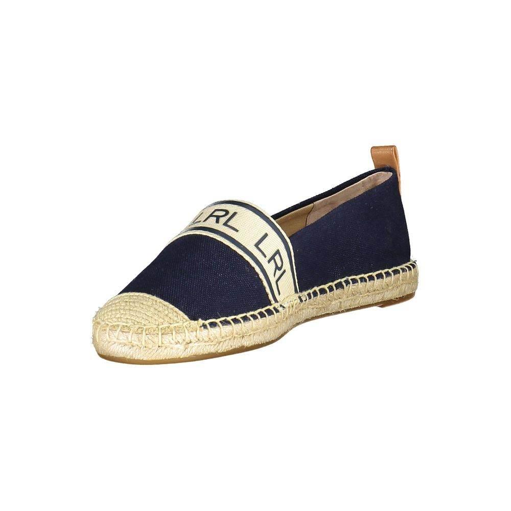 Ralph Lauren Blue Polyester Flat Shoe - Hilstor