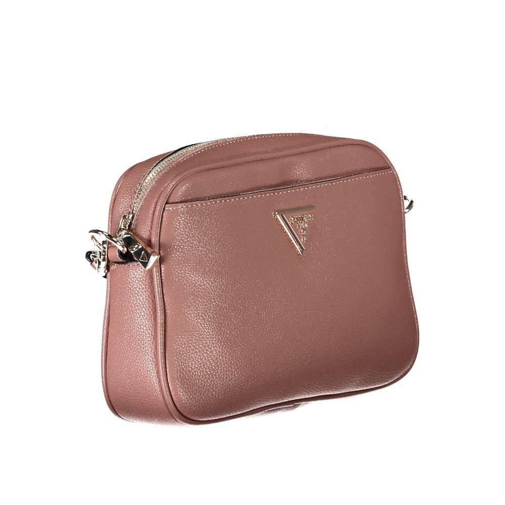 Guess Jeans Pink Polyethylene Handbag - Hilstor