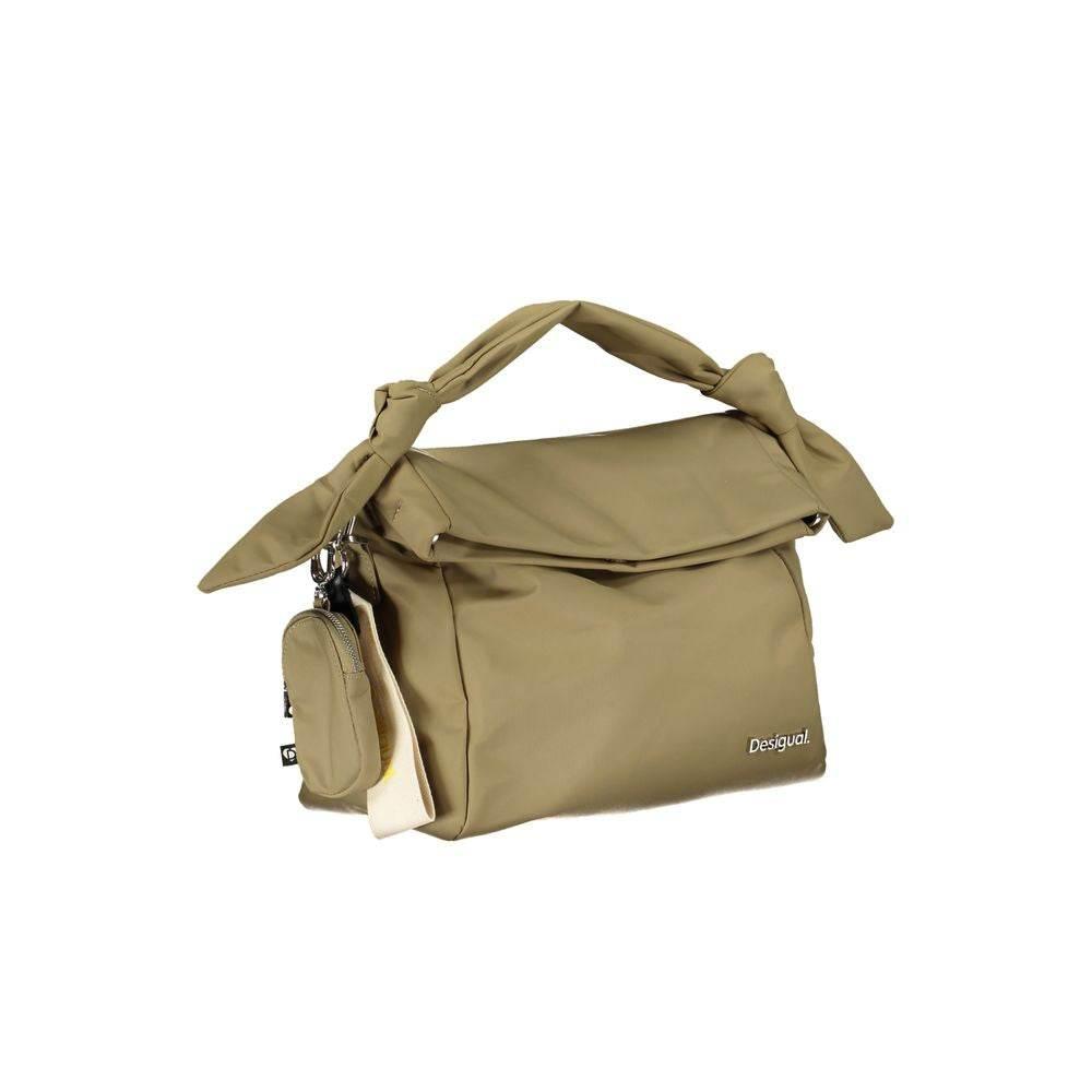 Desigual Green Polyester Handbag - Hilstor