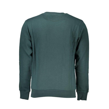 La Martina Green Cotton Men Sweater - Hilstor