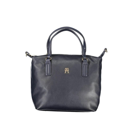 Tommy Hilfiger Blue Polyester Handbag - Hilstor