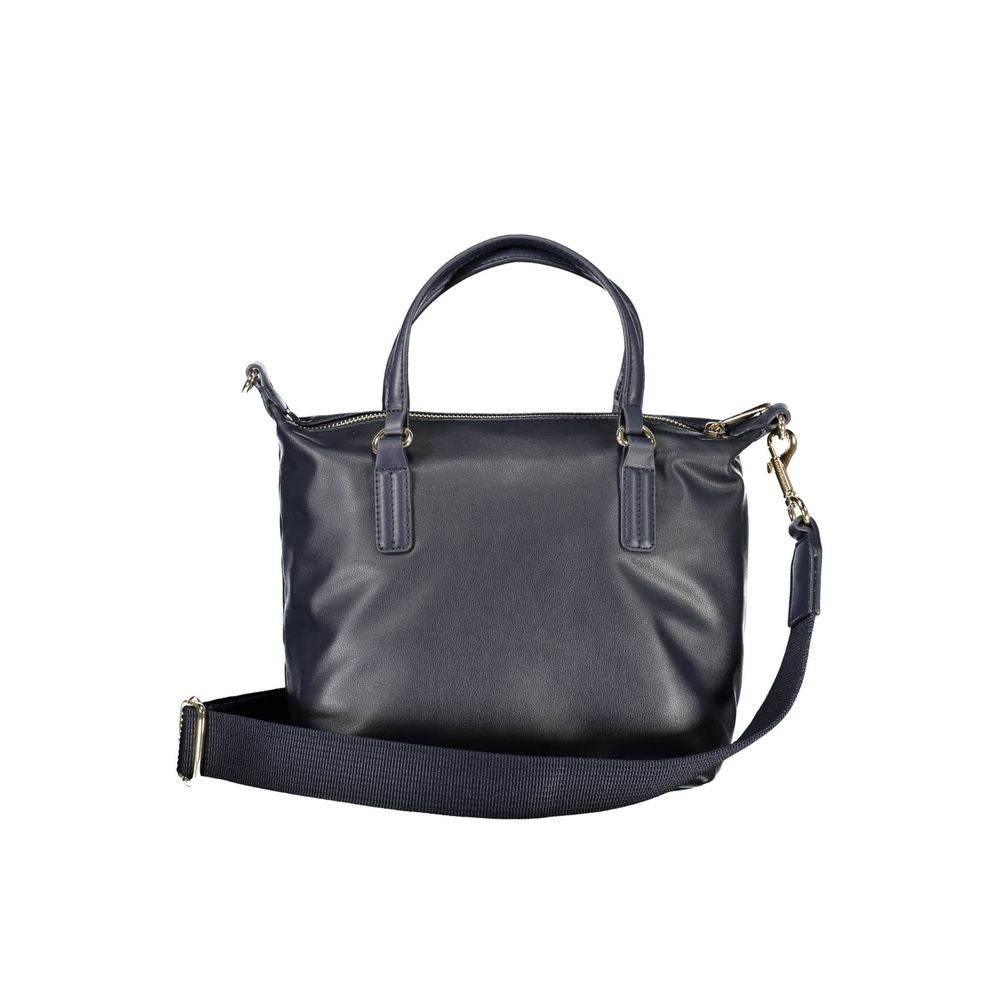 Tommy Hilfiger Blue Polyester Handbag - Hilstor