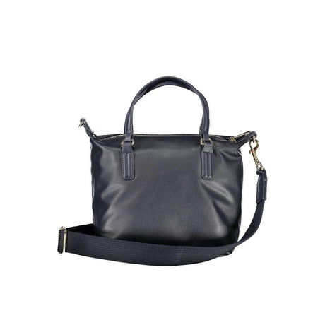 Tommy Hilfiger Blue Polyester Handbag - Hilstor