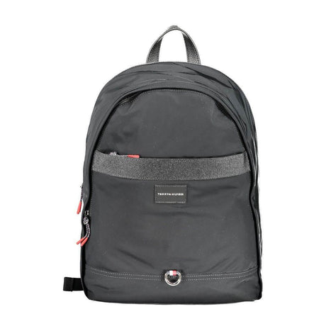 Tommy Hilfiger Black Polyester Backpack - Hilstor