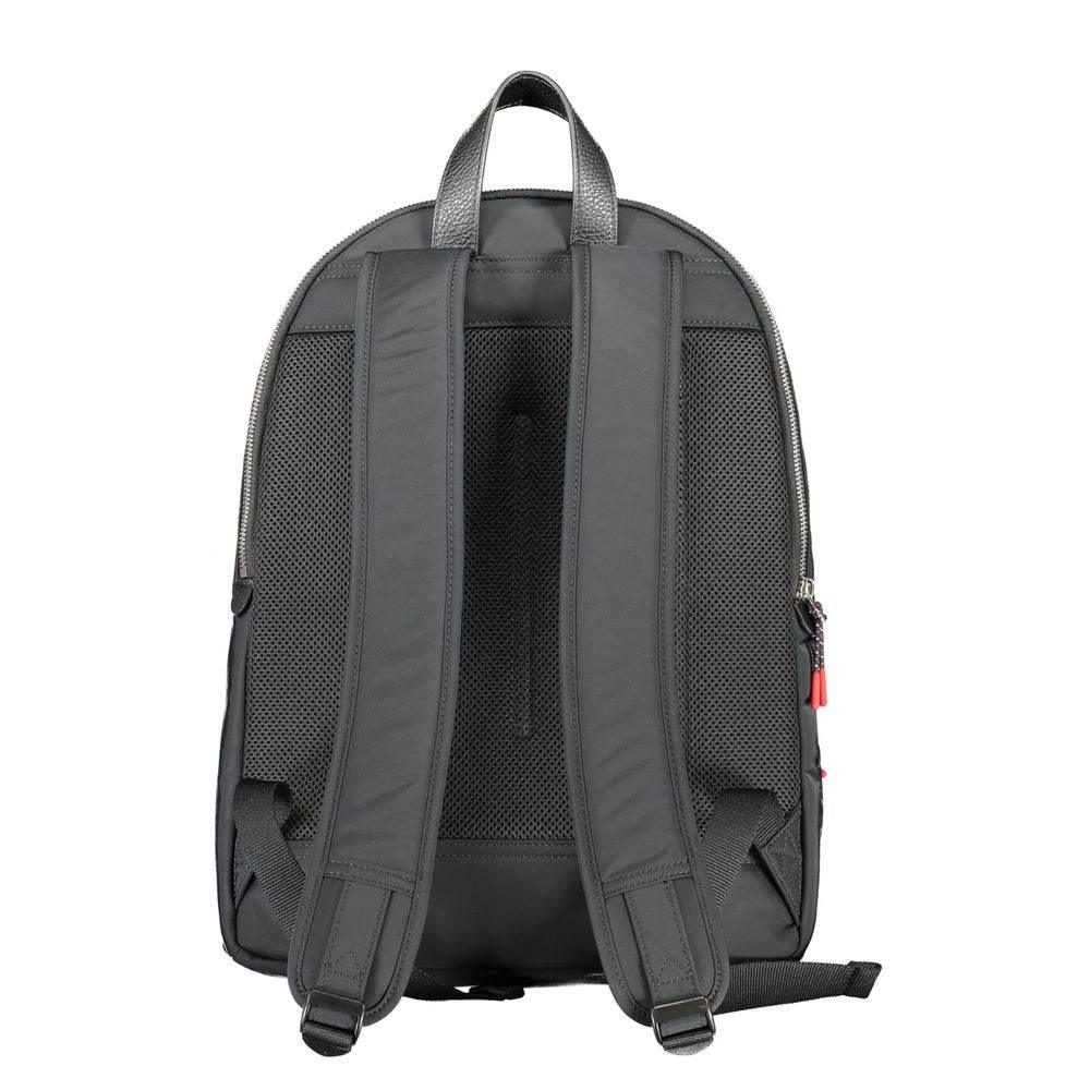 Tommy Hilfiger Black Polyester Backpack - Hilstor