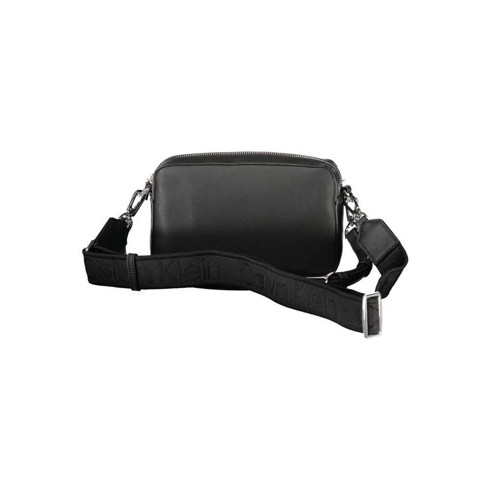 Calvin Klein Black Polyester Women Handbag - Hilstor